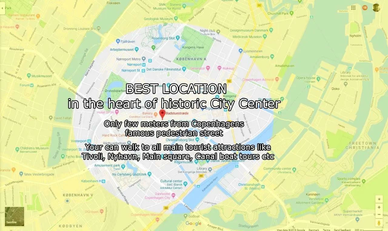Best Tourist Spot City Center Apartment Copenhagen